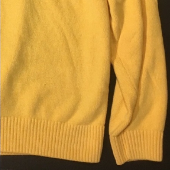 Mens Tommy Hilfiger Crewneck Sweater XL Yellow - Picture 7 of 8